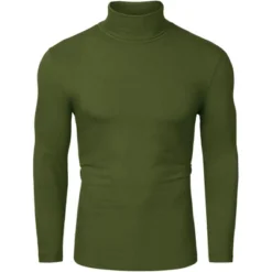 Lars Amadeus Men's Pullover Turtle Neck Long Sleeves Stretchy Slim Fit Tops -Best Clothing Store GUEST e621daab dec1 4762 b91a 1a0f00aeb22e