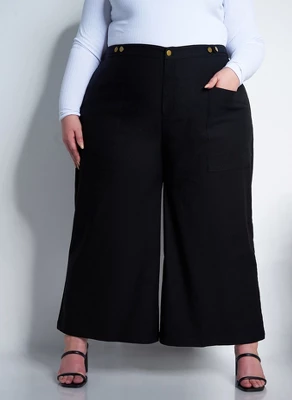 Rebdolls Women's Wide Leg Cargo Pants 7 Rebdolls Women's Wide Leg Cargo Pants - Image 5