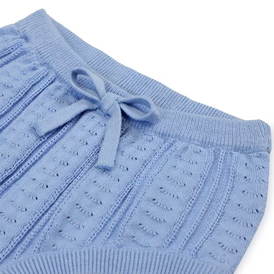 Hope & Henry Baby Organic Cotton Girls' Layette Shortie Sweater Set 6 Hope & Henry Baby Organic Cotton Girls' Layette Shortie Sweater Set - Image 4