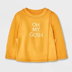 Baby Side Snap Adaptive Long Sleeve T-Shirt - Cat & Jack™ Yellow -Best Clothing Store GUEST e7d1eaf2 9aa0 4714 b85c e2c2257b7450