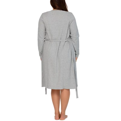 Smart & Sexy Comfort Cotton Rib Cardigan Robe 5 Smart & Sexy Comfort Cotton Rib Cardigan Robe - Image 3