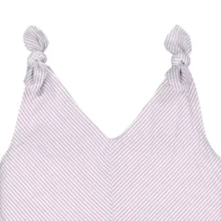 Hope & Henry Girls' Organic Cotton Bow Shoulder Swing Dress, Kids