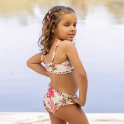 Girl's Ruffled Mid Rise Bikini Set - Cupshe -Best Clothing Store GUEST eaf90c87 be13 4d64 b09e 4cf3da4f2aea