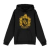 Harry Potter Hufflepuff Crest Long Sleeve Unisex Adult Hooded Sweatshirt -Best Clothing Store GUEST eb19fa1b ac90 45d1 9c22 3b431868ea31
