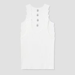 Men's Big & Tall 4pk Tank Top - Goodfellow & Co™ White -Best Clothing Store GUEST ec844737 0635 4be8 a9d2 e07fbddbcf15