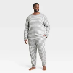 Men's Striped 100% Cotton Matching Pajama Set - Gray -Best Clothing Store GUEST ecca11b6 a6f5 4629 ab35 10f415f8ecc4
