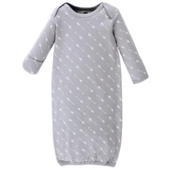 Hudson Baby Boy Cotton Gowns, Wild One, Preemie/Newborn