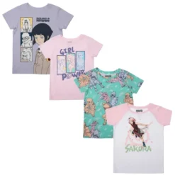 Naruto Youth Girls 4 Pack Tee -Best Clothing Store GUEST f05b10c2 a680 469d b175 9bbaac36e038