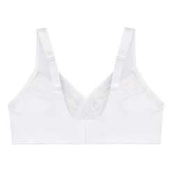 Glamorise Womens MagicLift Minimizer Wirefree Bra 1003 White -Best Clothing Store GUEST f1953465 5c0a 4268 baa8 844e9b347db8