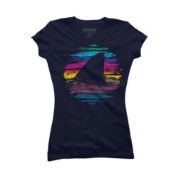 Junior's Design By Humans It's Shark Week Somewhere By BeanePod T-Shirt -Best Clothing Store GUEST f1cff524 3eaf 4d8a 9341 b5da1b420662