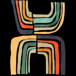 Men's Design By Humans Look A Double Rainbow By Radiomode Tank Top