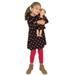 Leveret Girl And Doll Matching Cotton Dress