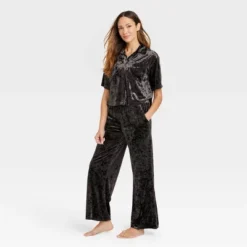 Women's Luxe Velour Pajama Set - Stars Above™ -Best Clothing Store GUEST f5079f7d a140 4f23 99a4 19f1af6e336f