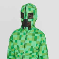 Kids' Minecraft Creeper Costume Fleece Sweatshirt - Green -Best Clothing Store GUEST f509f67b 7375 419d 9cbe 8bea5f2e2c34