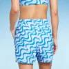 Women's 5" Board Swim Shorts - Wild Fable™ Multi Blue Swirl Print -Best Clothing Store GUEST f626f061 62c6 4483 9202 6822b727f034