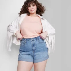 Women's Super-High Rise Rolled Cuff Jean Shorts - Wild Fable™ 11 Women's Super-High Rise Rolled Cuff Jean Shorts - Wild Fable™ -Best Clothing Store GUEST f6664bc2 743e 40e9 9491 48de8e30e391