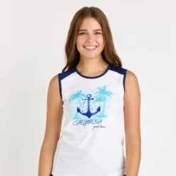 Calypsa - Women's Loose Fit Maya Swim Top -Best Clothing Store GUEST f7d587ba 3d9f 4d8d bc9d efbd04324476