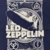 Led Zeppelin Plane Logo & Icons Crew Neck Short Sleeve Navy Boy's T-shirt -Best Clothing Store GUEST f9819e19 63c4 44fd 9832 be824697d613