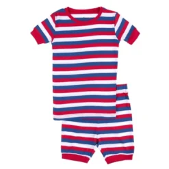 Kids Short Sleeve Striped Cotton Pajamas 19 Kids Short Sleeve Striped Cotton Pajamas -Best Clothing Store GUEST f9c28ad8 4121 4770 a2d1 36efb3b0b955