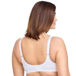 Glamorise Womens MagicLift Minimizer Wirefree Bra 1003 White