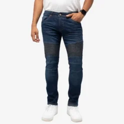 RAW X Men's Slim Stretch Moto Jeans -Best Clothing Store GUEST f9fde6b9 18e6 4115 b455 5a580f4a401d