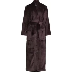 Lands' End Women's Cozy Plush Long Wrap Robe -Best Clothing Store GUEST fa9e07cb 0792 4774 bf20 d59e65650965