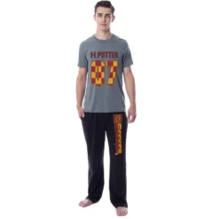 Harry Potter Mens' Gryffindor Seeker Quidditch 07 Sleep Pajama Set Multicolored -Best Clothing Store GUEST fe281ec1 46e6 4cc8 a9c8 8be4f6ff5f88