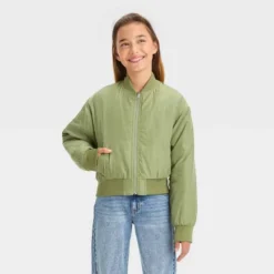 Girls' Cropped Bomber Jacket - Art Class™ 7 Girls' Cropped Bomber Jacket - Art Class™ -Best Clothing Store GUEST fe68855b d5e4 4f9d b550 bf3b23cf6e04