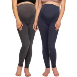 Felina Women's Velvety Soft Maternity Leggings For Women - Yoga Pants For Women, Maternity Clothes - (2-Pack) -Best Clothing Store GUEST fef9e032 789e 4197 95ba 0f750fbcab86