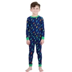 Sleep On It Boys Super Soft 2-Piece Snug Fit Pajama Set - Bolts
