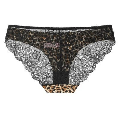 Agnes Orinda Women Plus Leopard Underwear Lace Printed Bikini Hipster Briefs Panties 3 Agnes Orinda Women Plus Leopard Underwear Lace Printed Bikini Hipster Briefs Panties